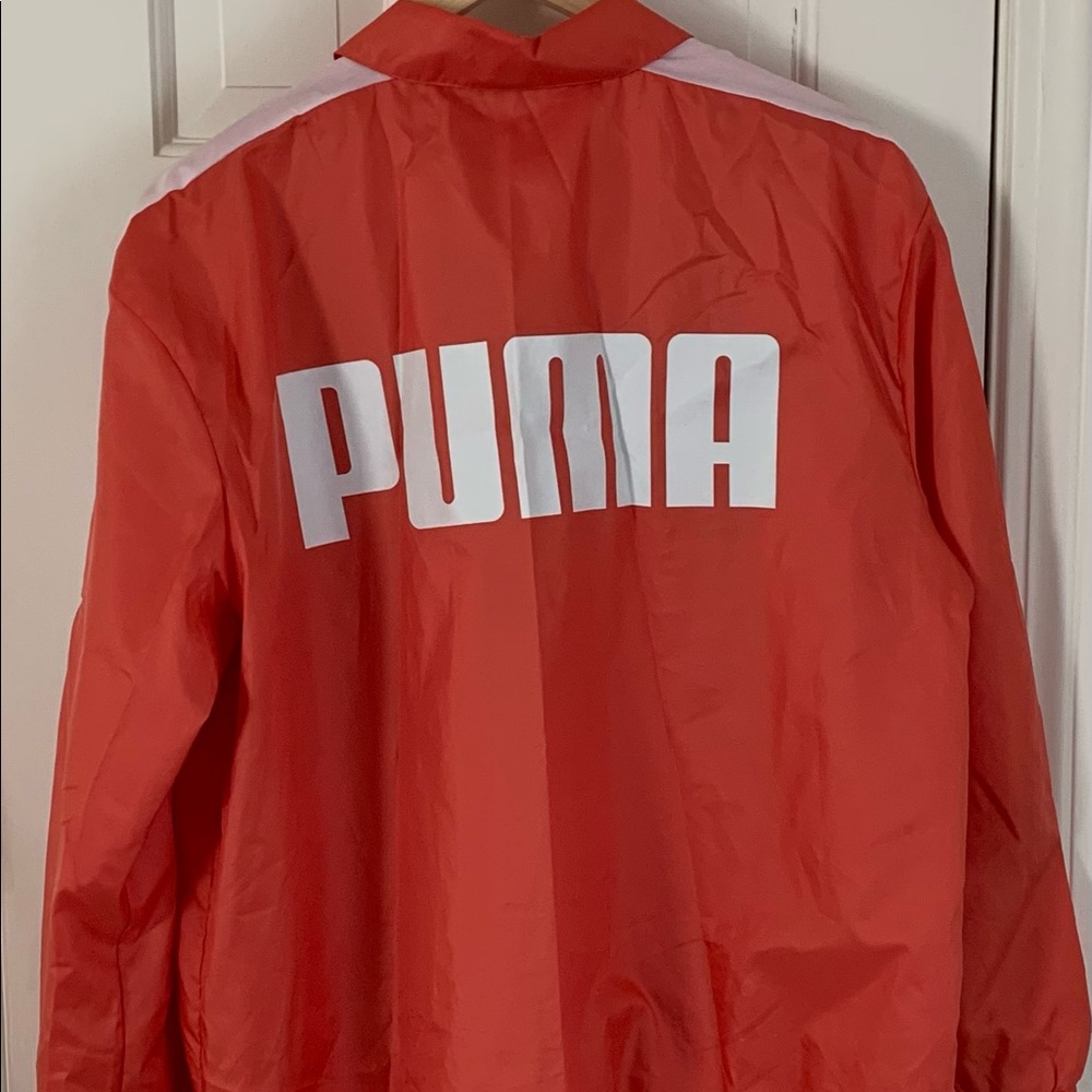 Salmon Puma Windbreaker - Picture 2 of 3